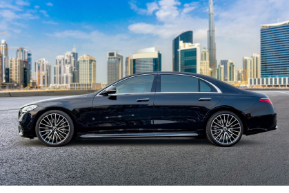 mercedes s class hire with driver